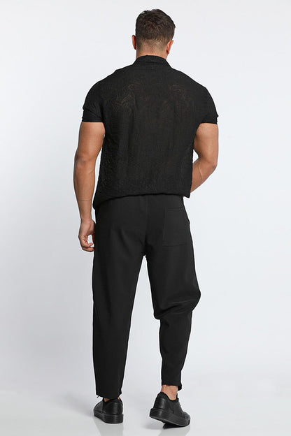 Men's Elastic Waist Elastane Jogger Pants