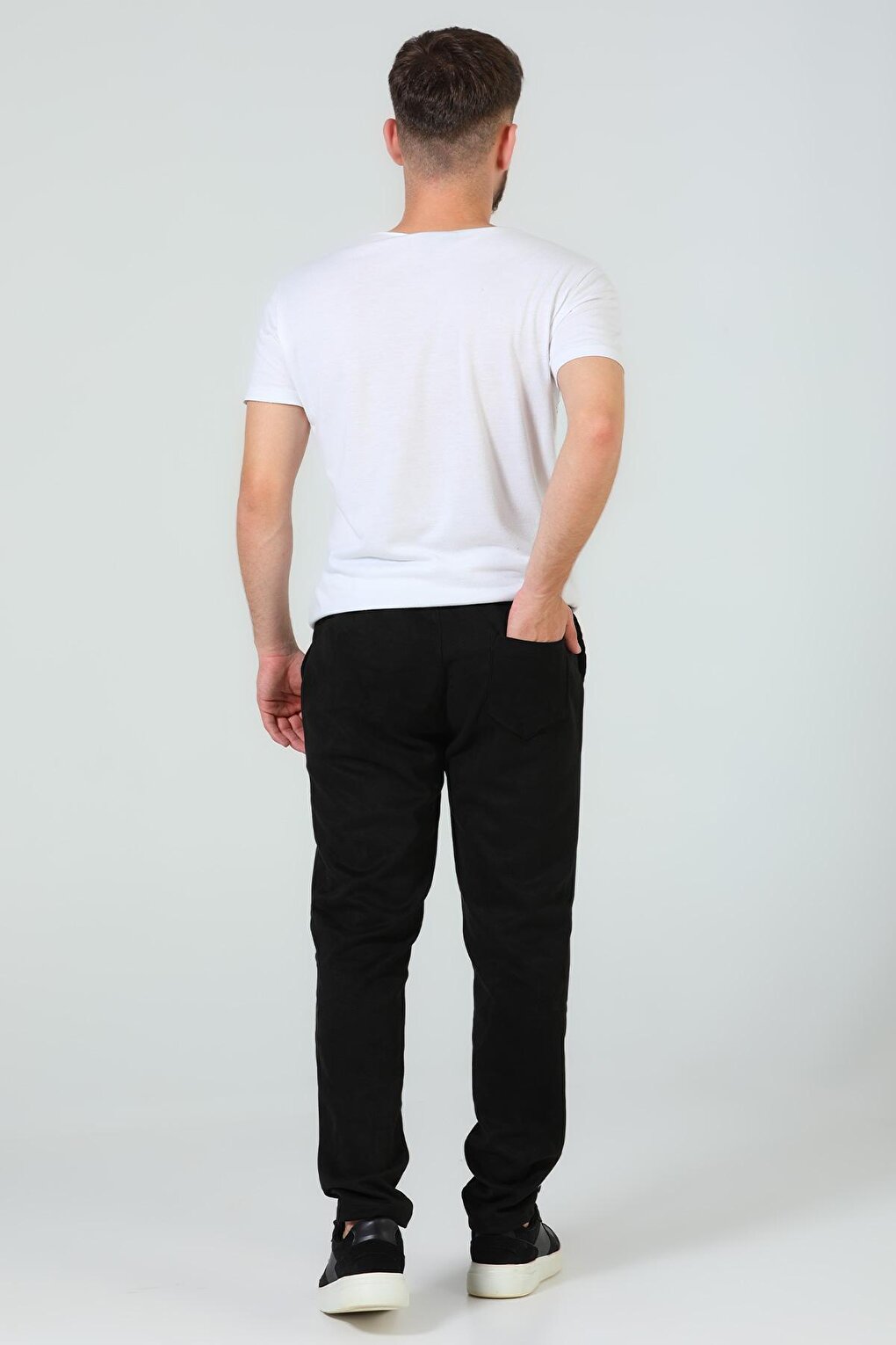 Men's Suede Textured Trousers