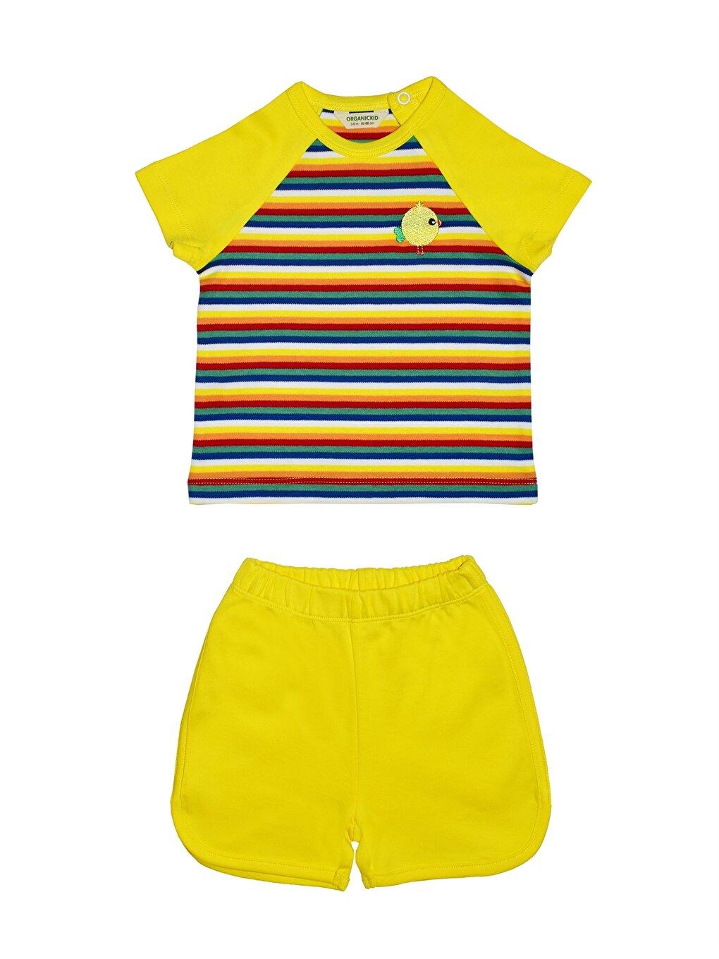 Crew Neck Striped Baby Boy 2-Piece Set