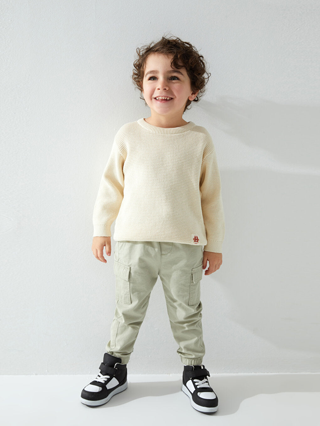 Crew Neck Long Sleeve Baby Boy Sweater