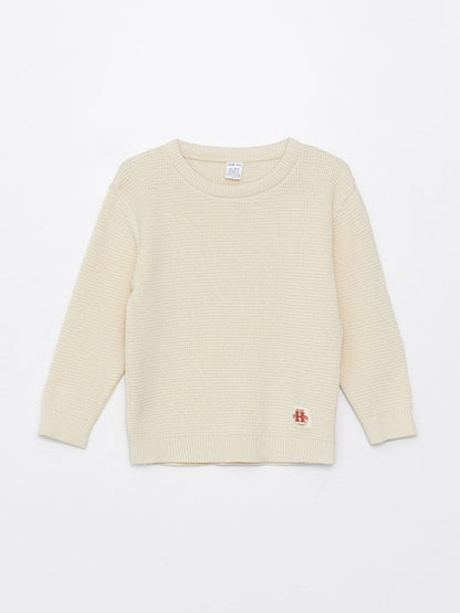 Crew Neck Long Sleeve Baby Boy Sweater