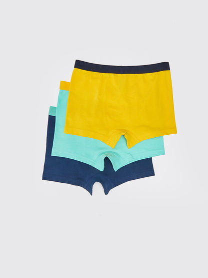 Printed Cotton Boy's Boxer Set of 3