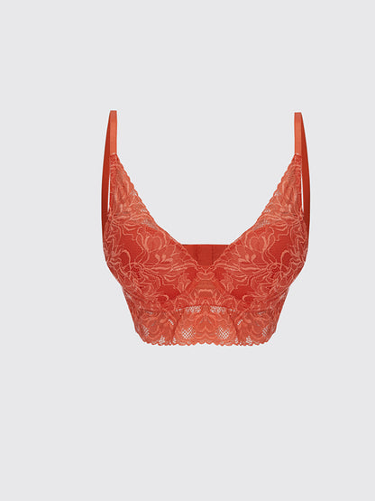 Underwire Padded Lace T-Shirt Bra