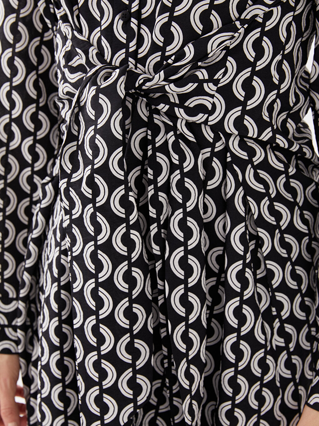 Patterned Women's Shirt Tunic