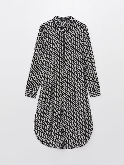 Patterned Women's Shirt Tunic