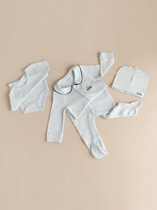 Long Sleeve Baby Boy 3 Piece Set