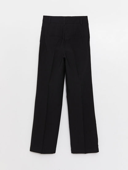 Comfortable Fit Straight Wide Leg Women's Trousers