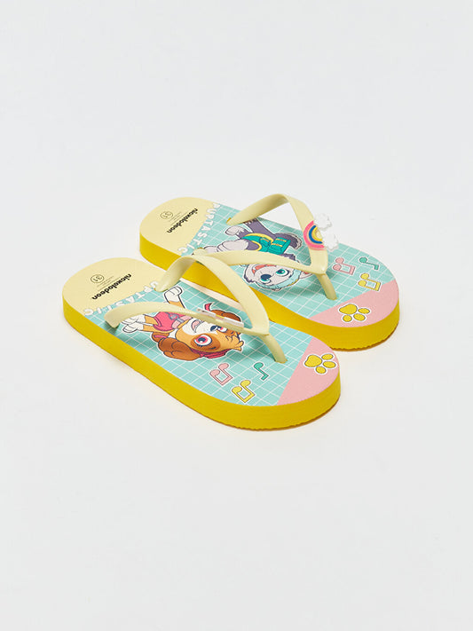 Printed Flip Flops Girls' Beach Slippers