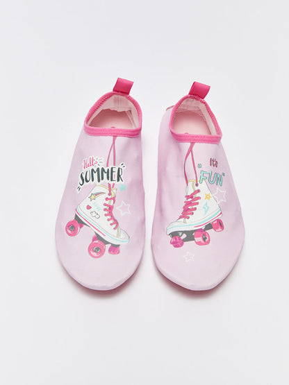 Printed Girl's Sea Shoes