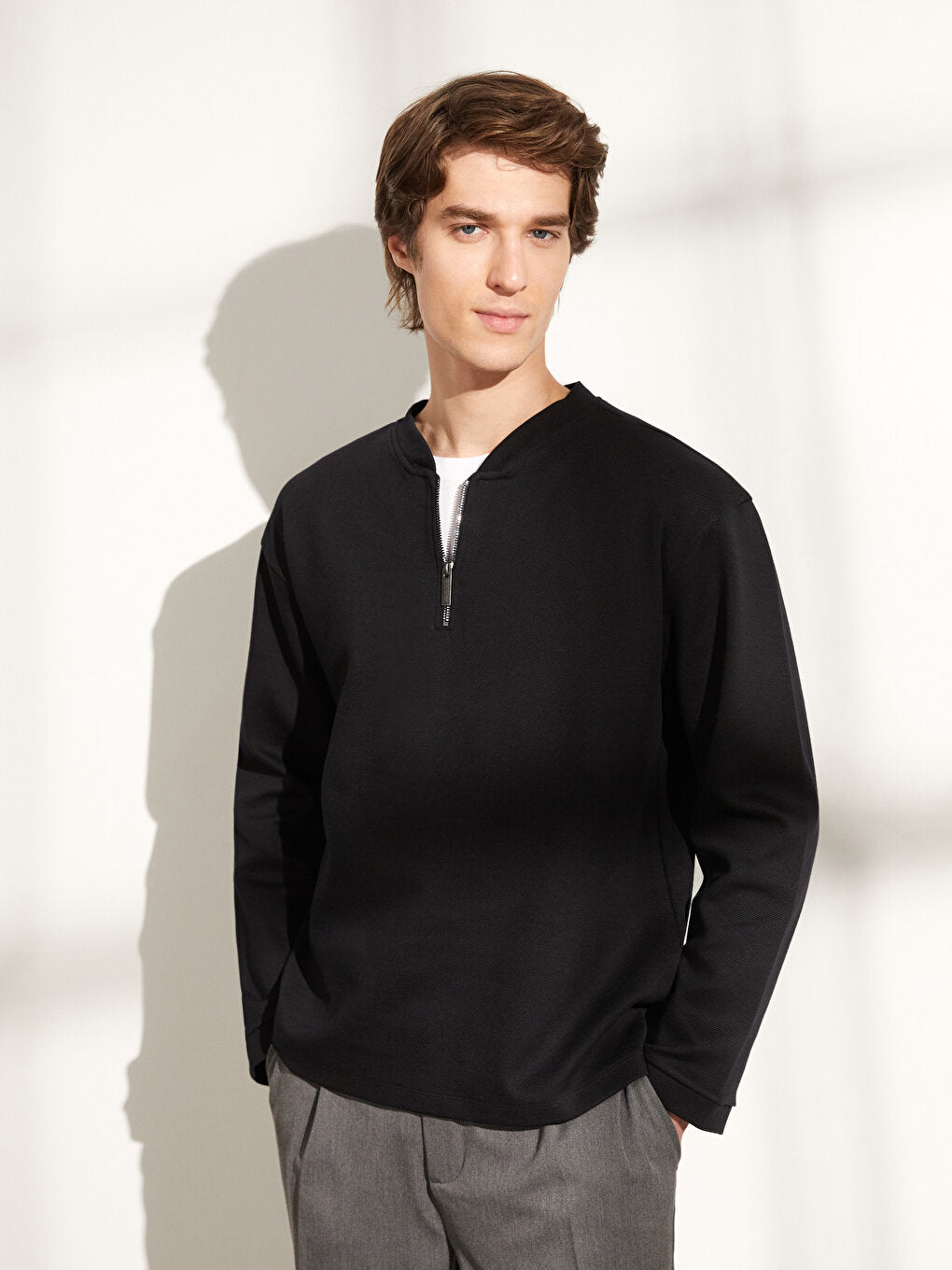 Comfortable Fit Long Sleeve Men's College Jacket