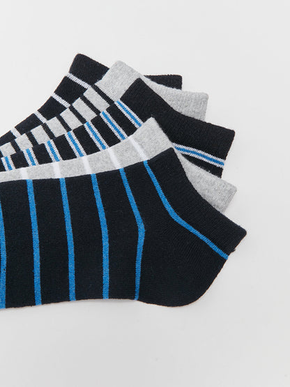 Striped Boy's Booties Socks 5-pack