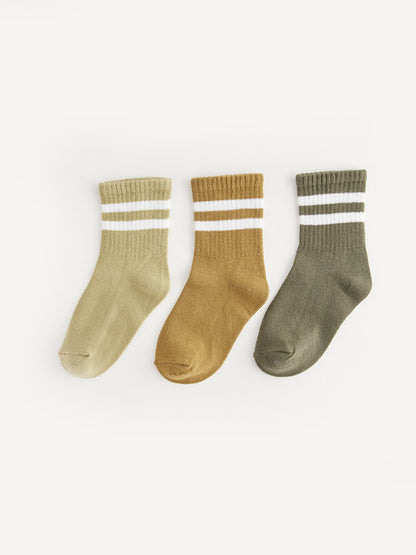 Striped Boy Socks 3-pack