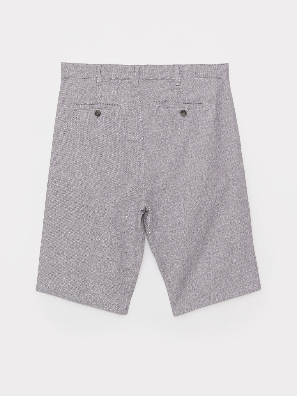 Standard Fit Linen Blend Men's Shorts