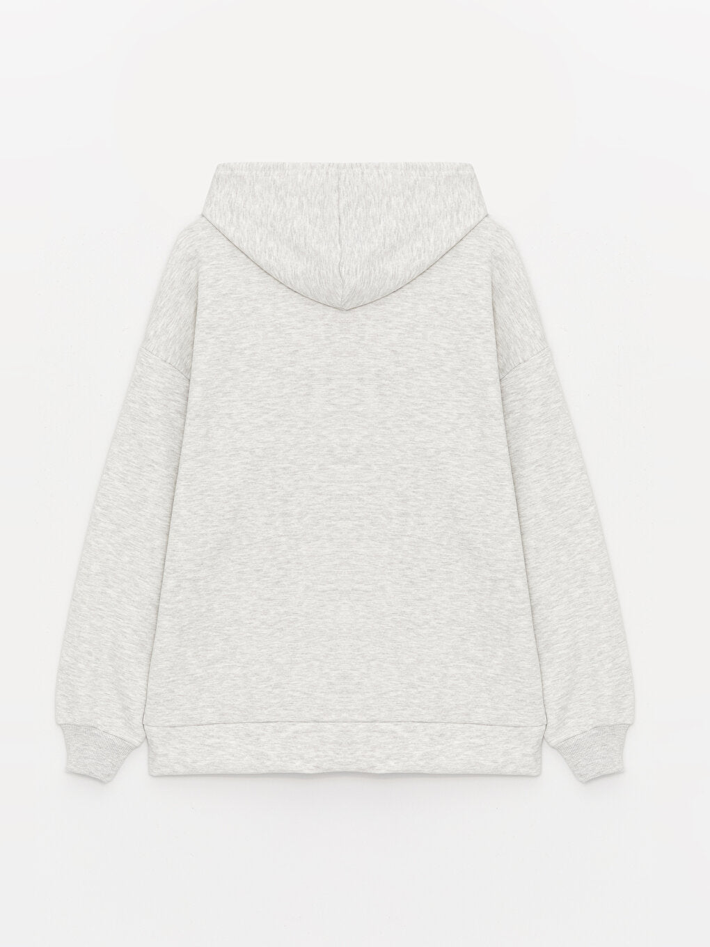 Hooded Oversize Women's Zipper Sweatshirt