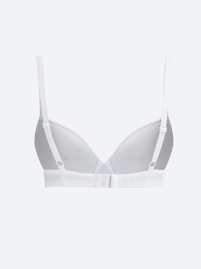 Underwire Half Padded Plain T-Shirt Bra