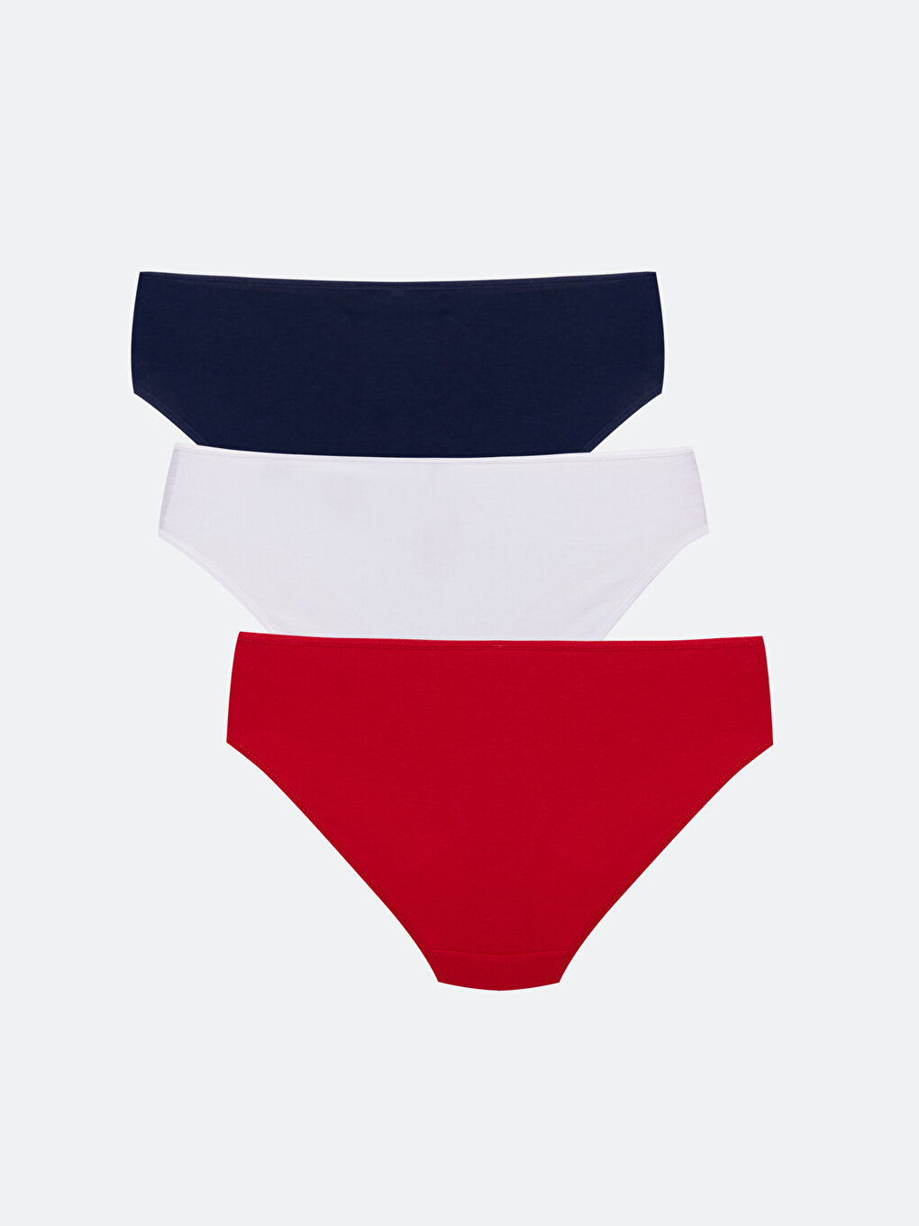 Plain Bikini Panties 3 Pack