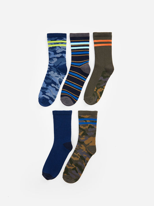 Patterned Boy Socks 5-pack