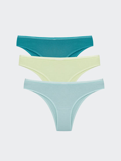 Plain Brazilian Panties 3 Pack