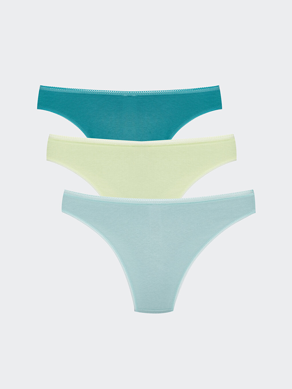 Plain Brazilian Panties 3 Pack