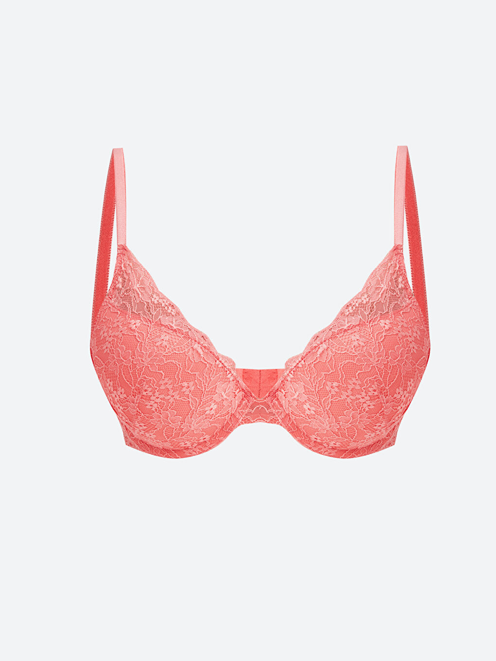 Underwire Padded Lace T-Shirt Bra