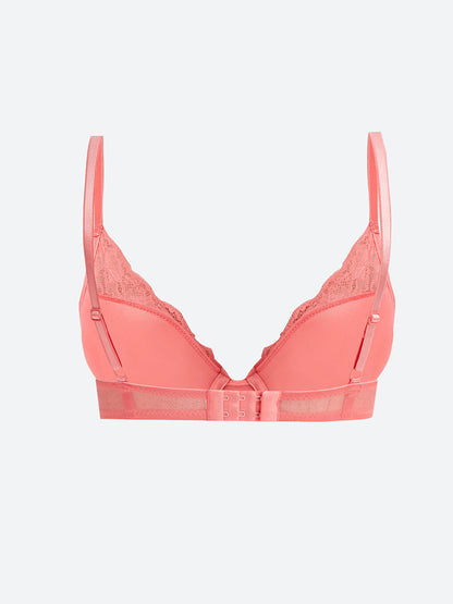 Underwire Padded Lace T-Shirt Bra