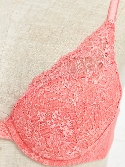 Underwire Padded Lace T-Shirt Bra