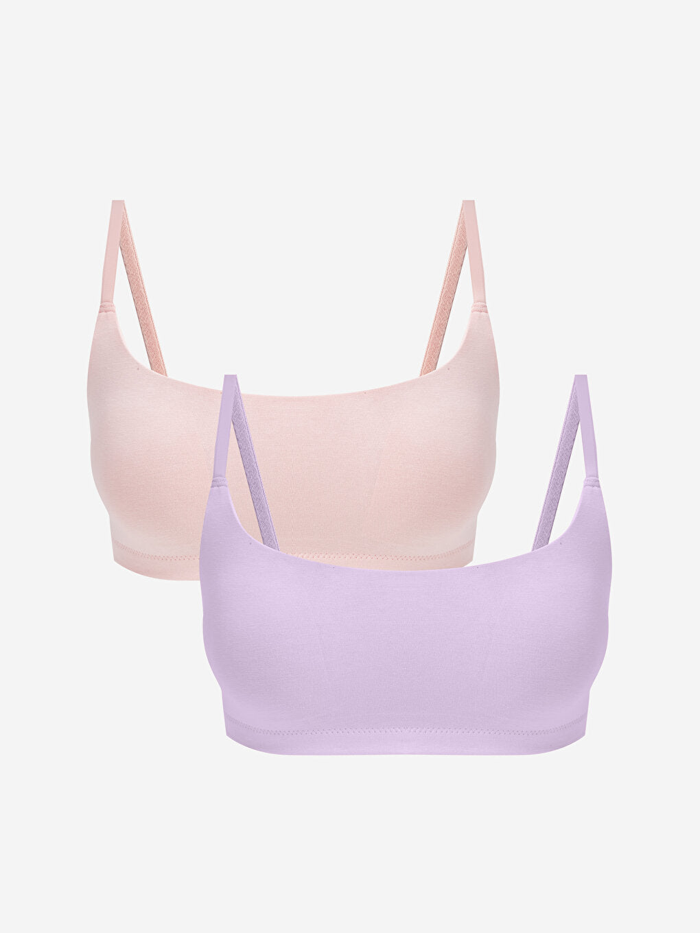 Non-wired Padded Plain Bustier 2 Pack