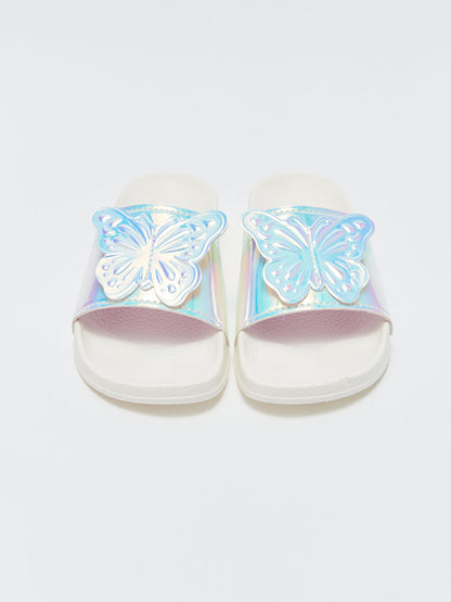 3D Detailed Printed Girls' Slippers