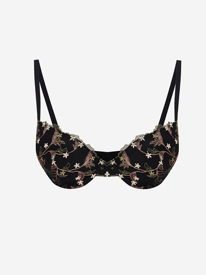 Underwire Padded Lace T-Shirt Bra