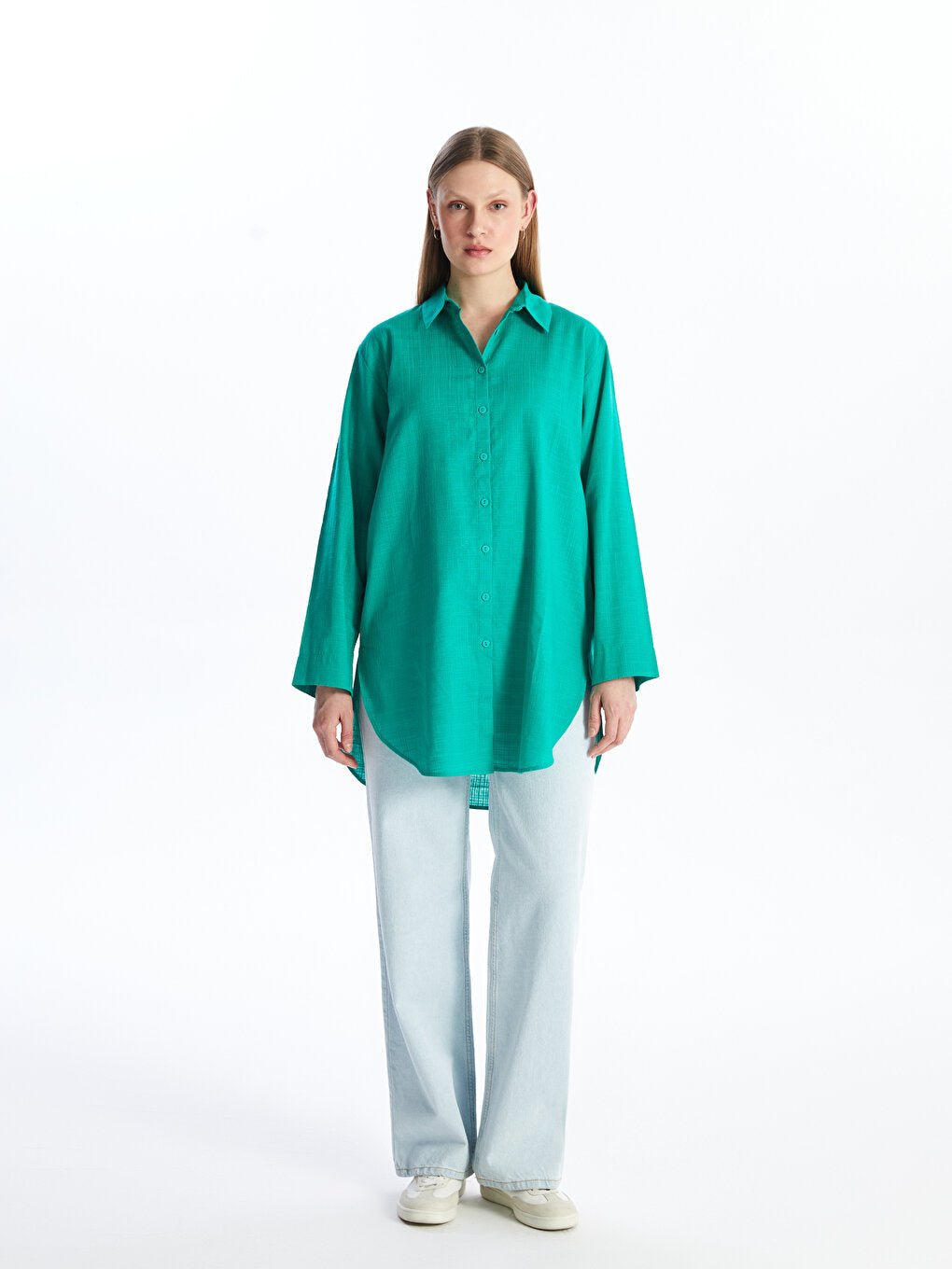 Women's Plain Shirt Tunic