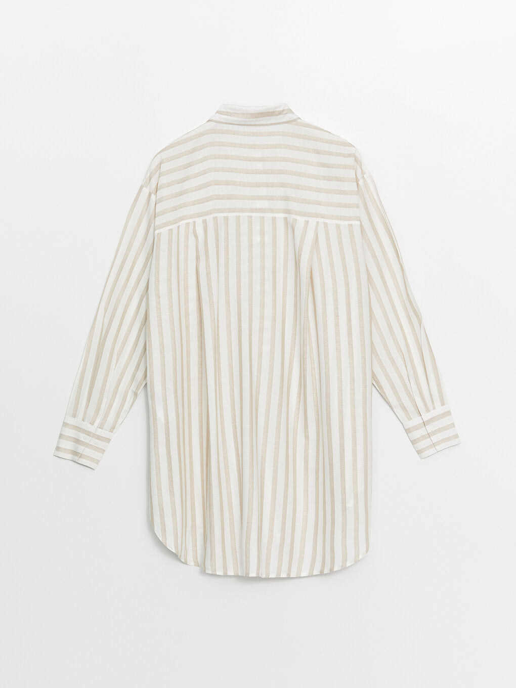 Striped Oversize Women's Shirt Tunic