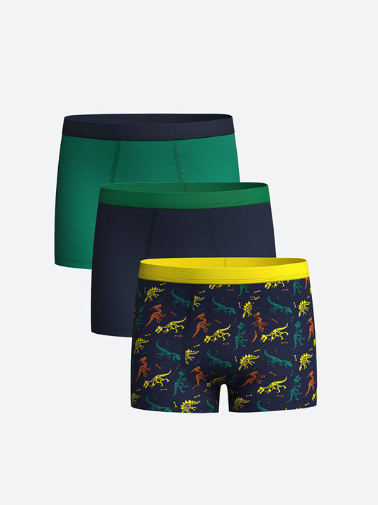 Printed Boy's Boxer Set of 3