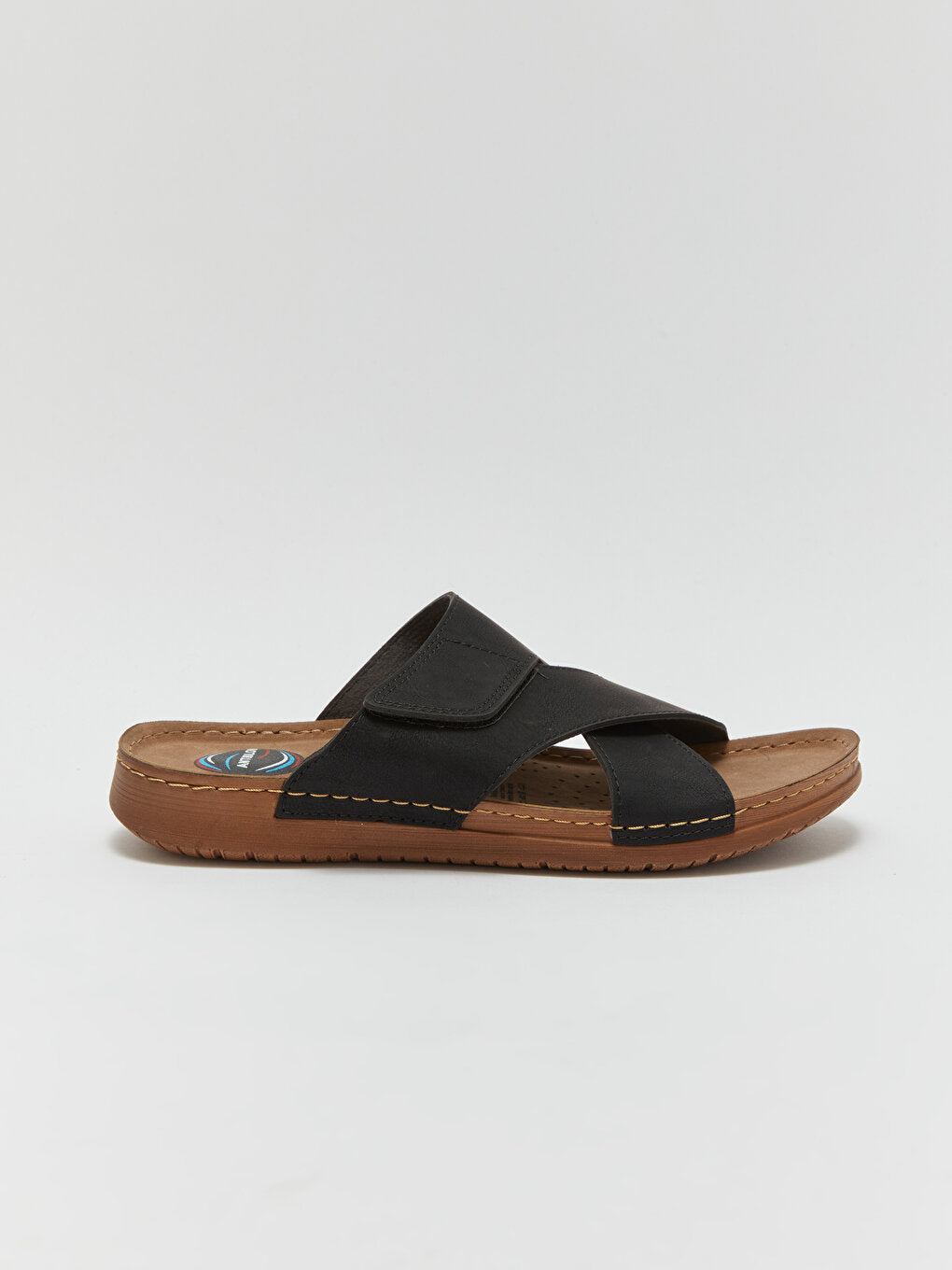 Cross Strapped Men's Slippers