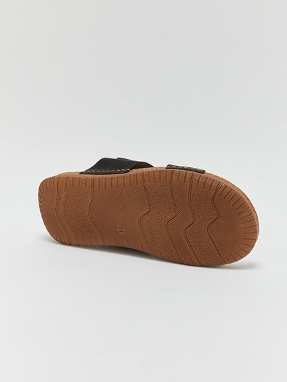 Cross Strapped Men's Slippers