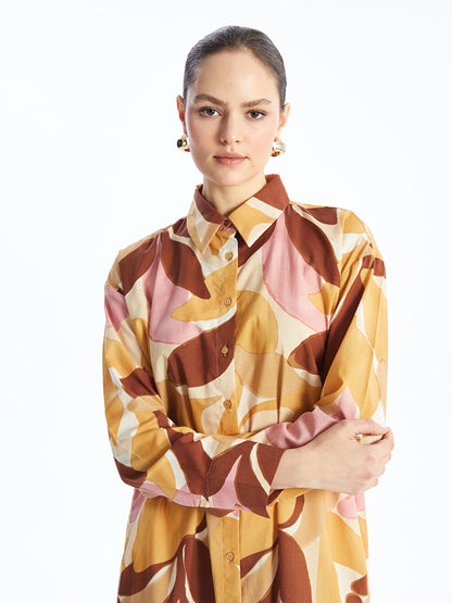 Patterned Women's Shirt Tunic