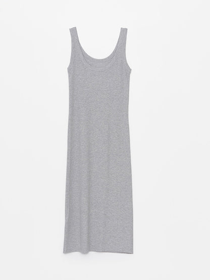 Women's U-Neck Straight Dress