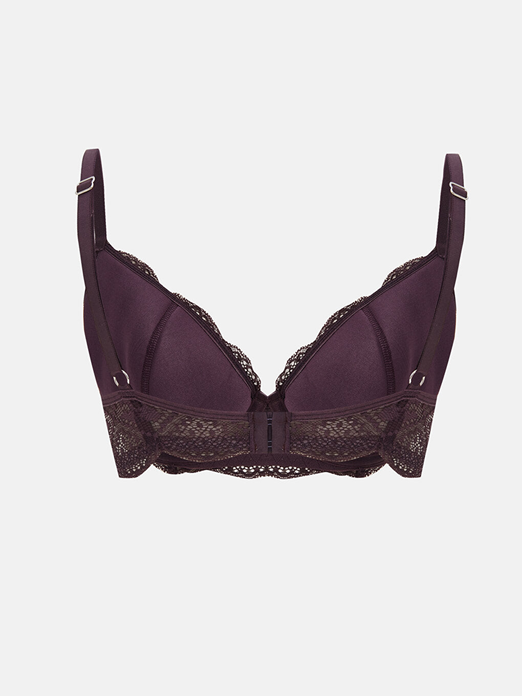 Underwire Unpadded Lace Balconette Bra