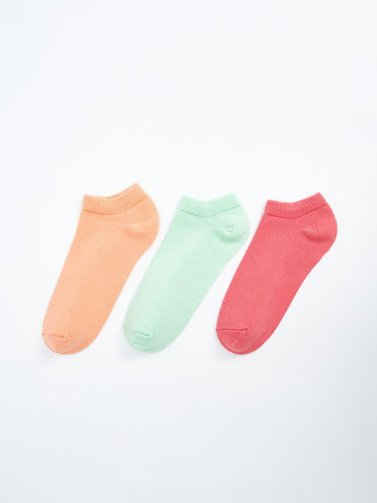 Women's Flat Booties Socks 3 Pack