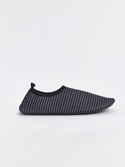 Stripe Patterned Men's Sea Shoes