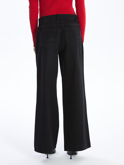 Wideleg Women's Jean Trousers