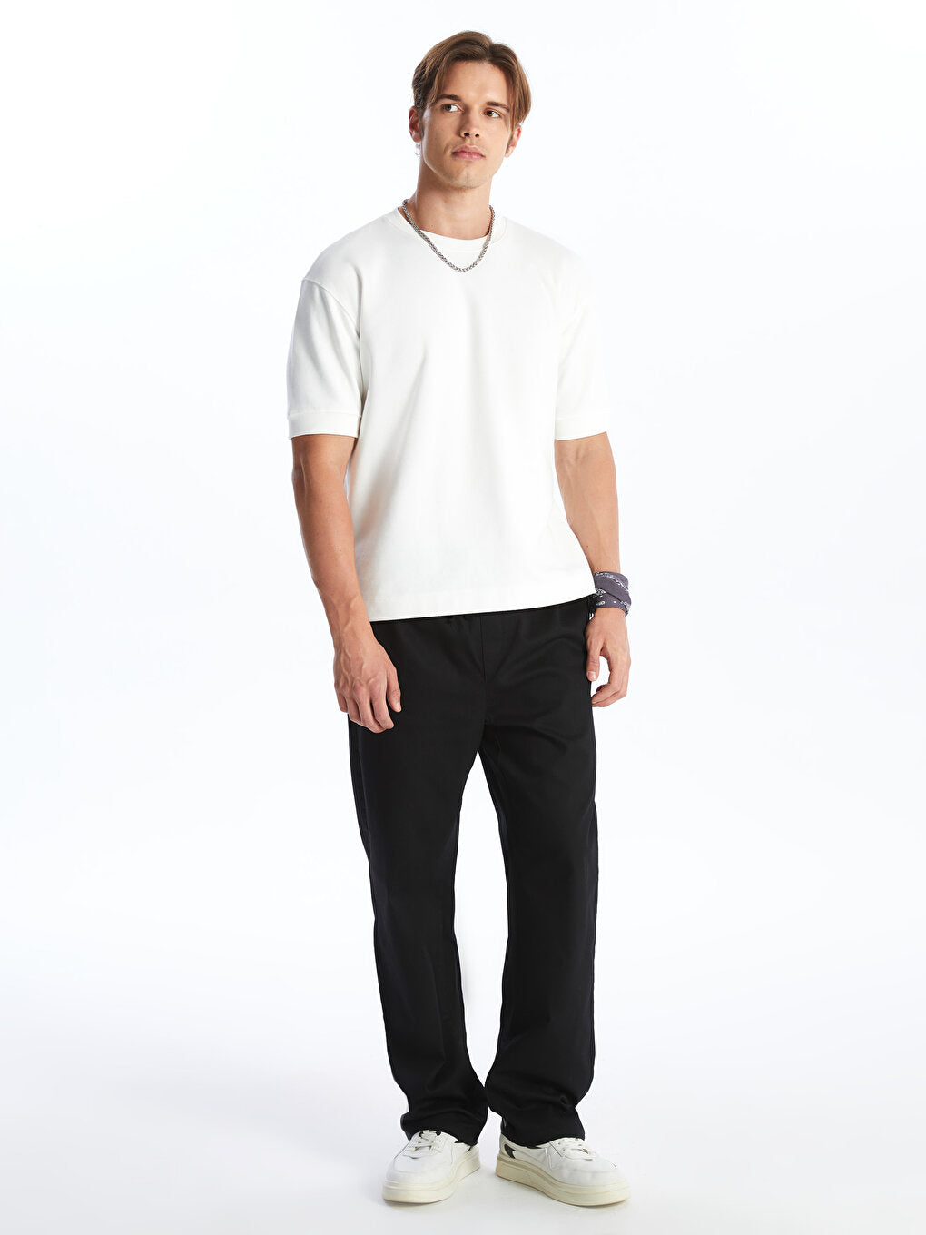 Comfortable Fit Gabardine Men's Trousers