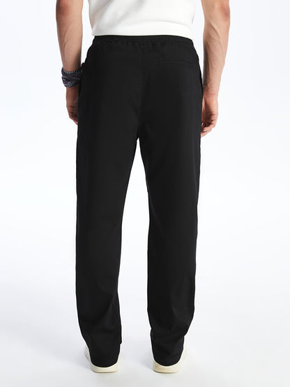 Comfortable Fit Gabardine Men's Trousers