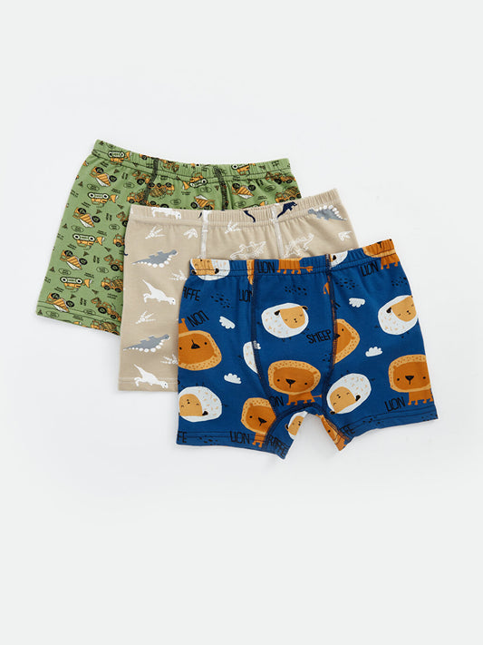 Slim Fit Boy's Boxer 3-Piece