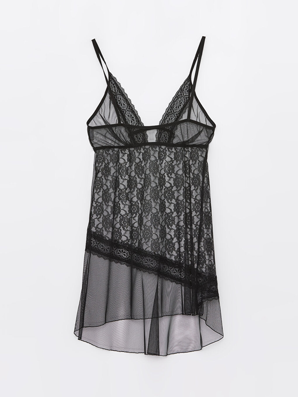 Strappy Satin Nightgown