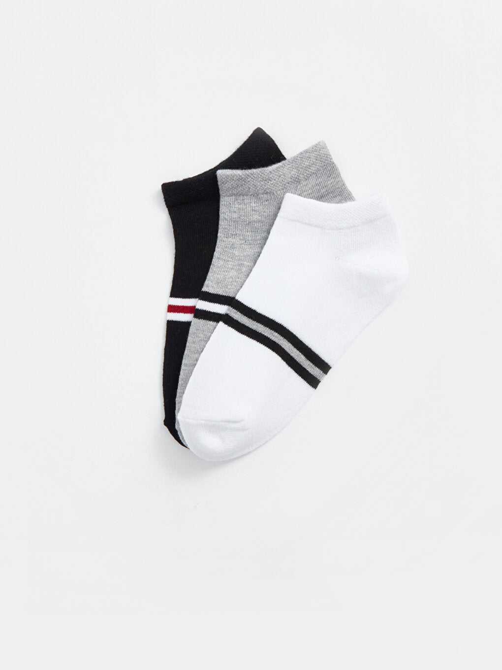 Striped Boy's Booties Socks 3-pack