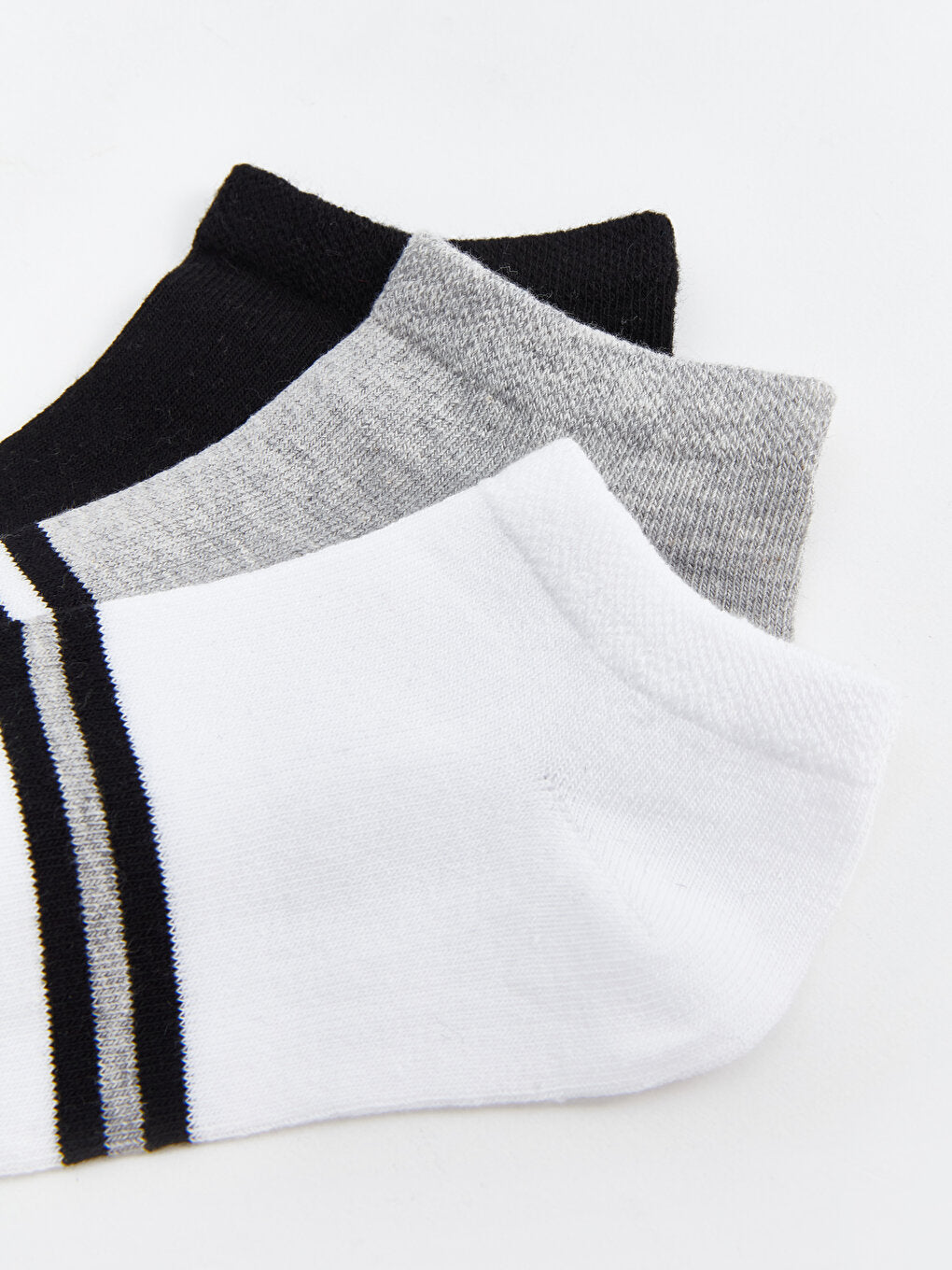 Striped Boy's Booties Socks 3-pack