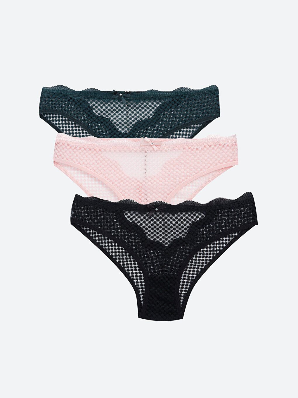 Tulle 3-Piece Panties