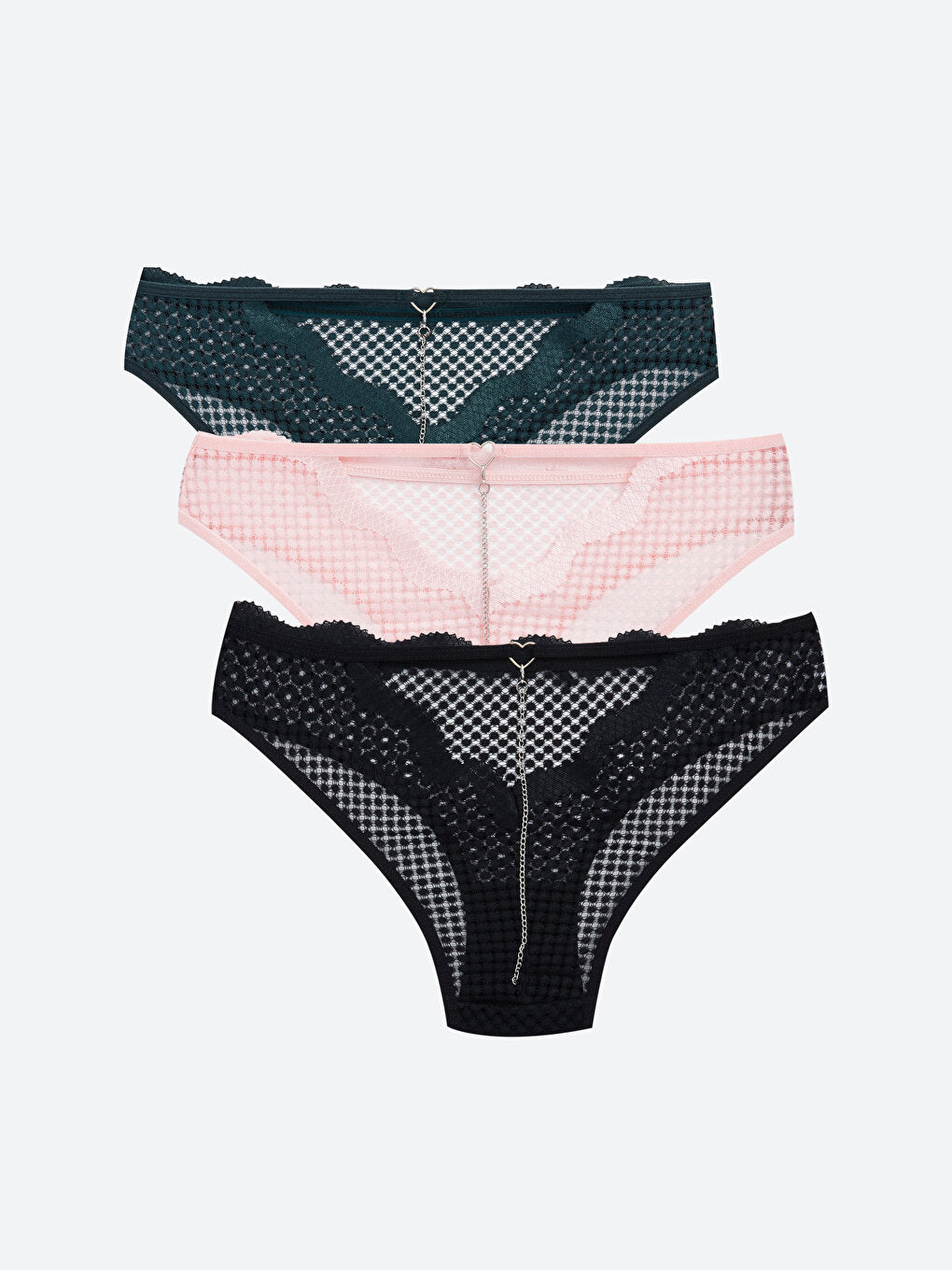 Tulle 3-Piece Panties