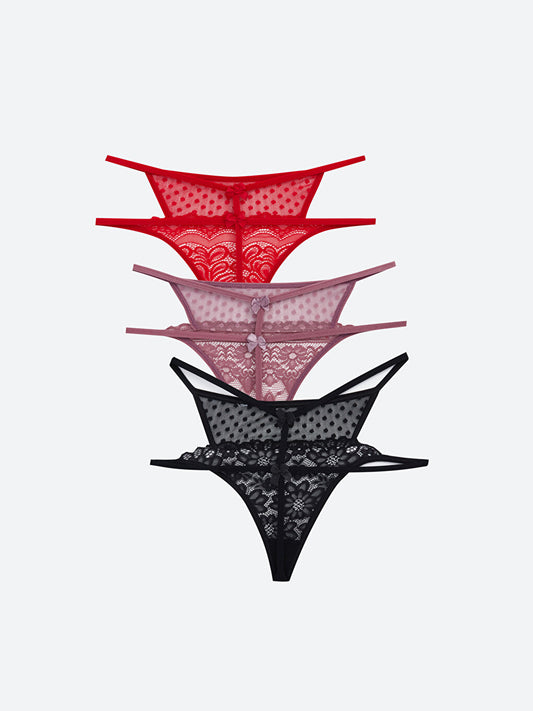 Tulle 3-Piece Panties