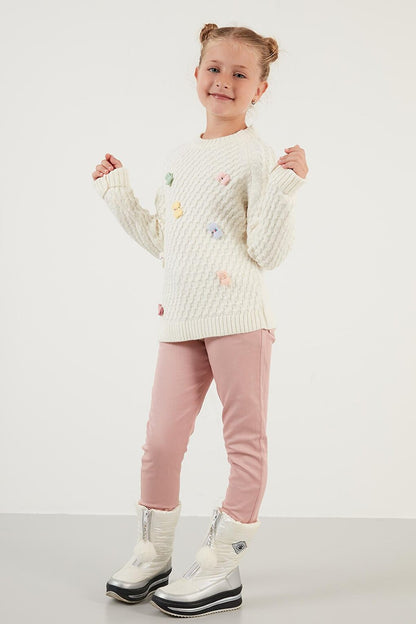 Crew Neck Bow Detailed Sweater 633MJ804